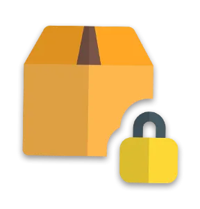 Secure box icon