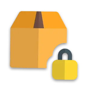 Secure box icon