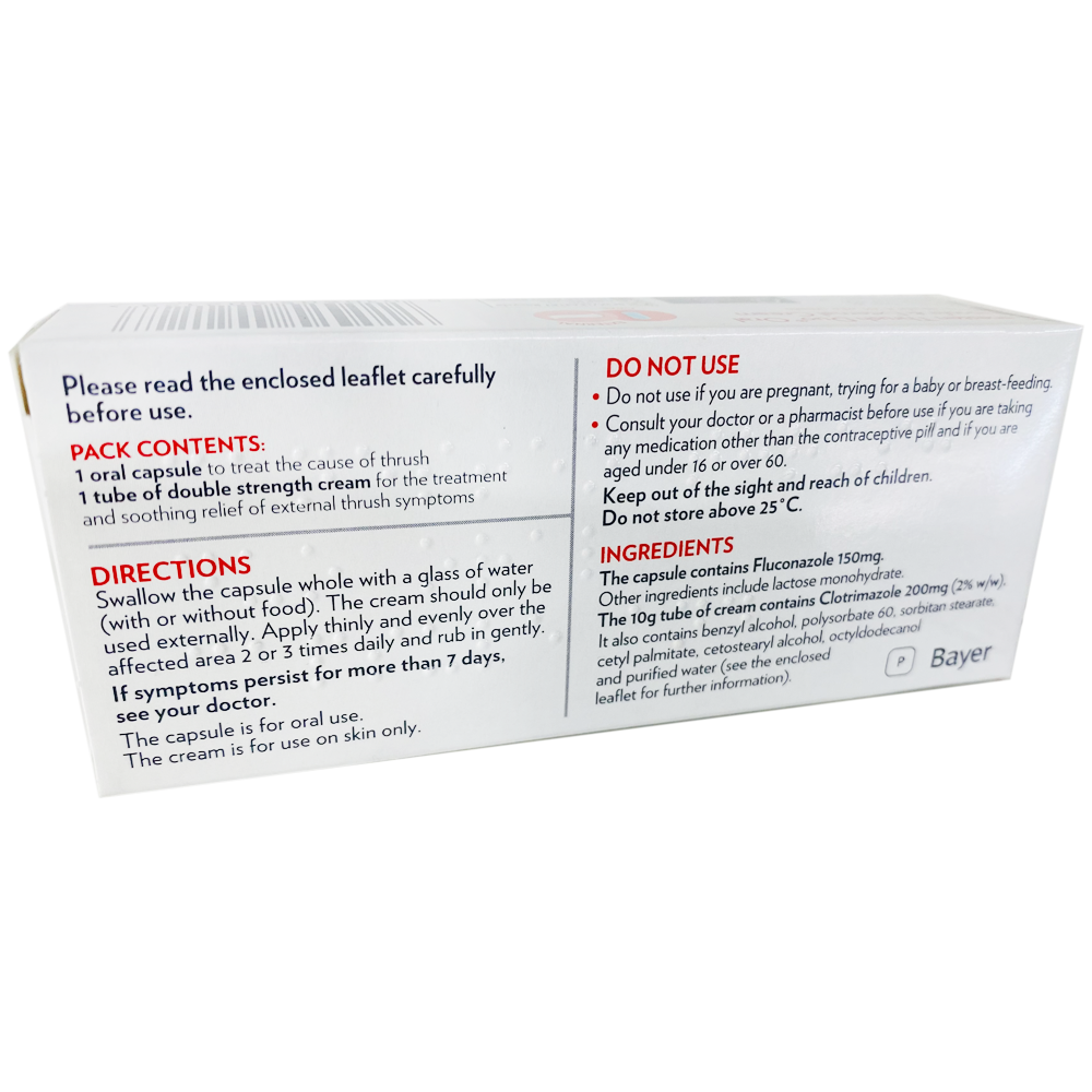 Buy Canesten Duo Thrush Treatment UK Pharmacy Simply Meds