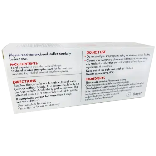 Canesten Oral and Cream Duo - Thrush OTC