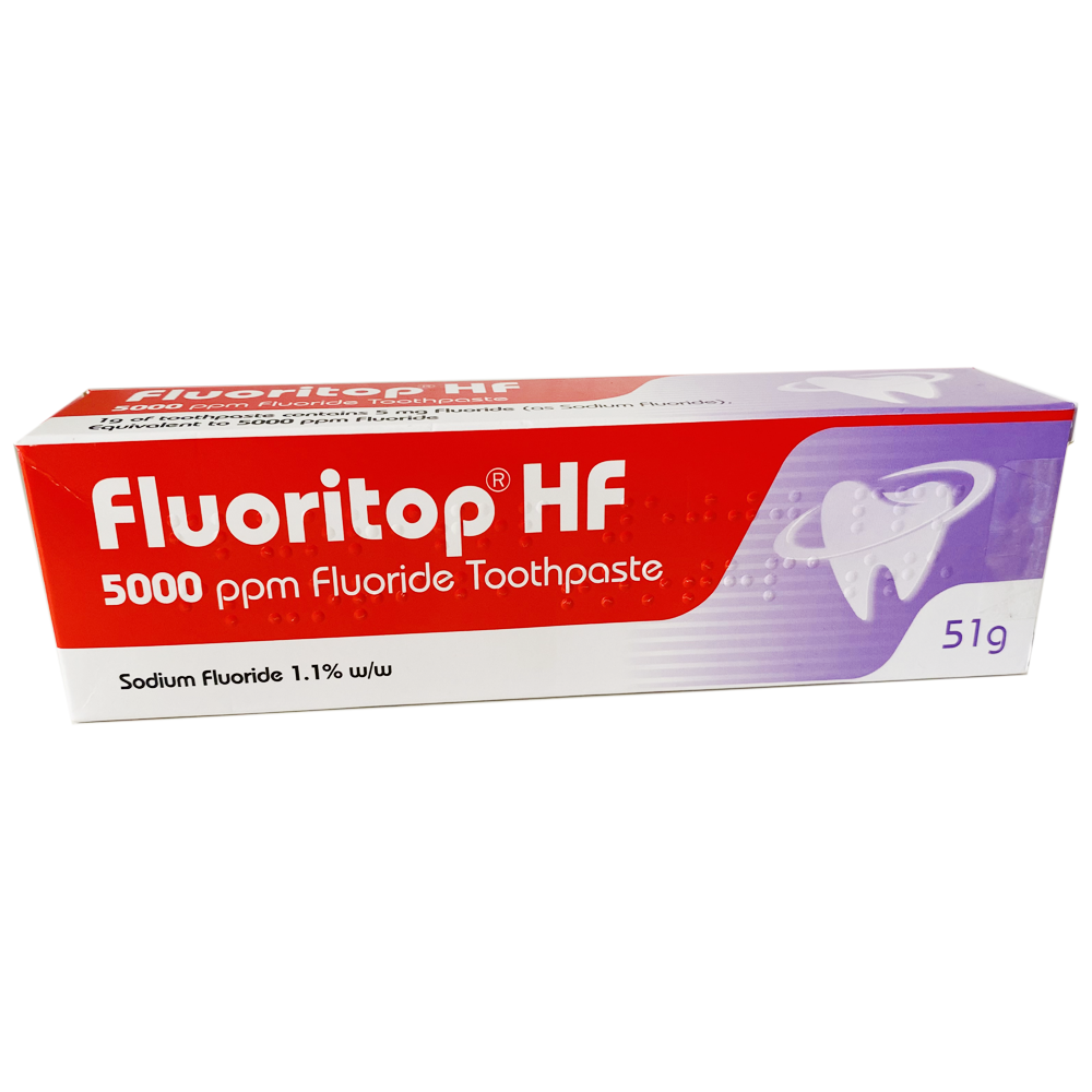 Fluoritop Fluoride Toothpaste 51g 5000ppm