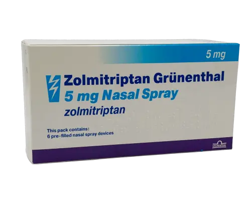 Zomig (Zolmitriptan) 5mg Nasal Spray - Migraine