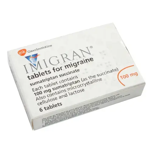 IMIGRAN Tablets-6 Tablets (3 days)-100mg - Migraine
