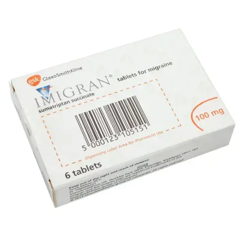 IMIGRAN Tablets-6 Tablets (3 days)-100mg - Migraine