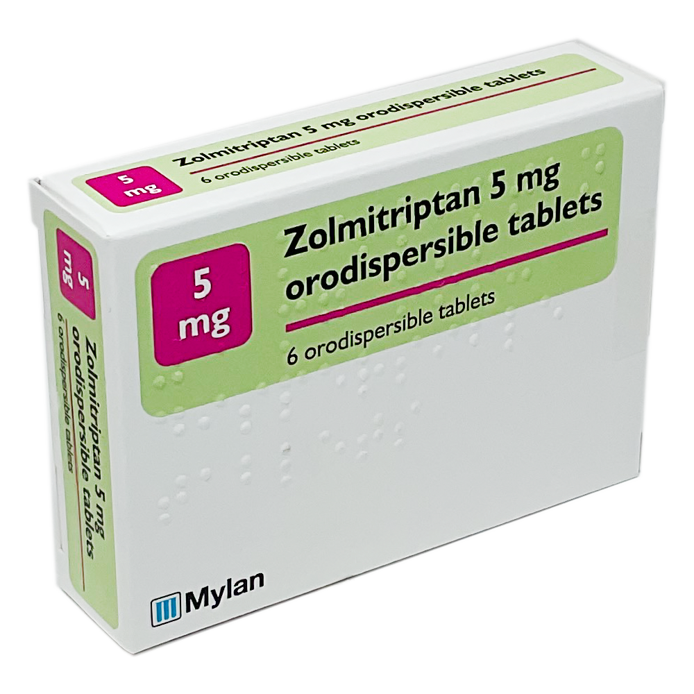 Zolmitriptan Orodispersible Tablets Migraine Treatment UK Online Pharmacy