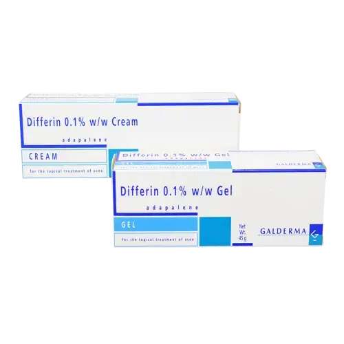 Differin (Adapalene) 0.1% Gel/Cream 45g - Acne