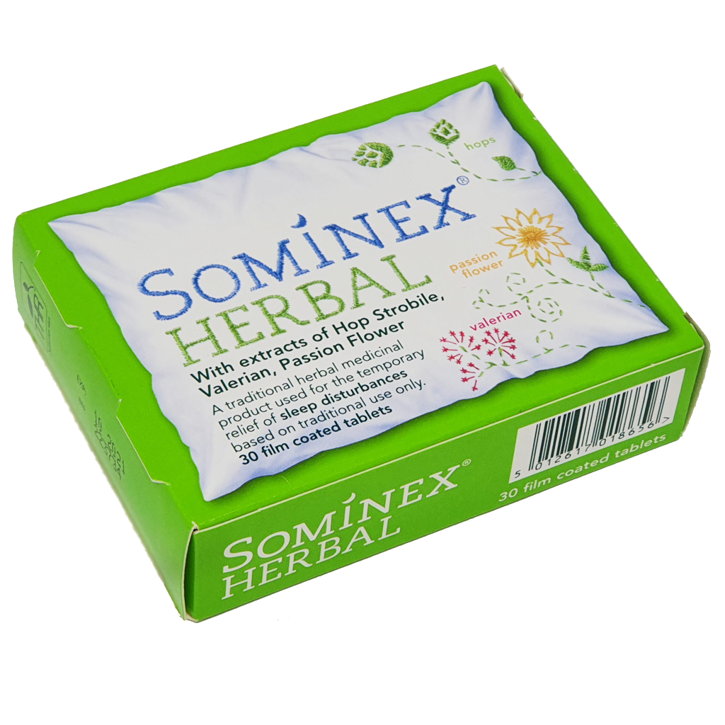 Sominex Herbal Tablets - 30 Tablets - Jet Lag