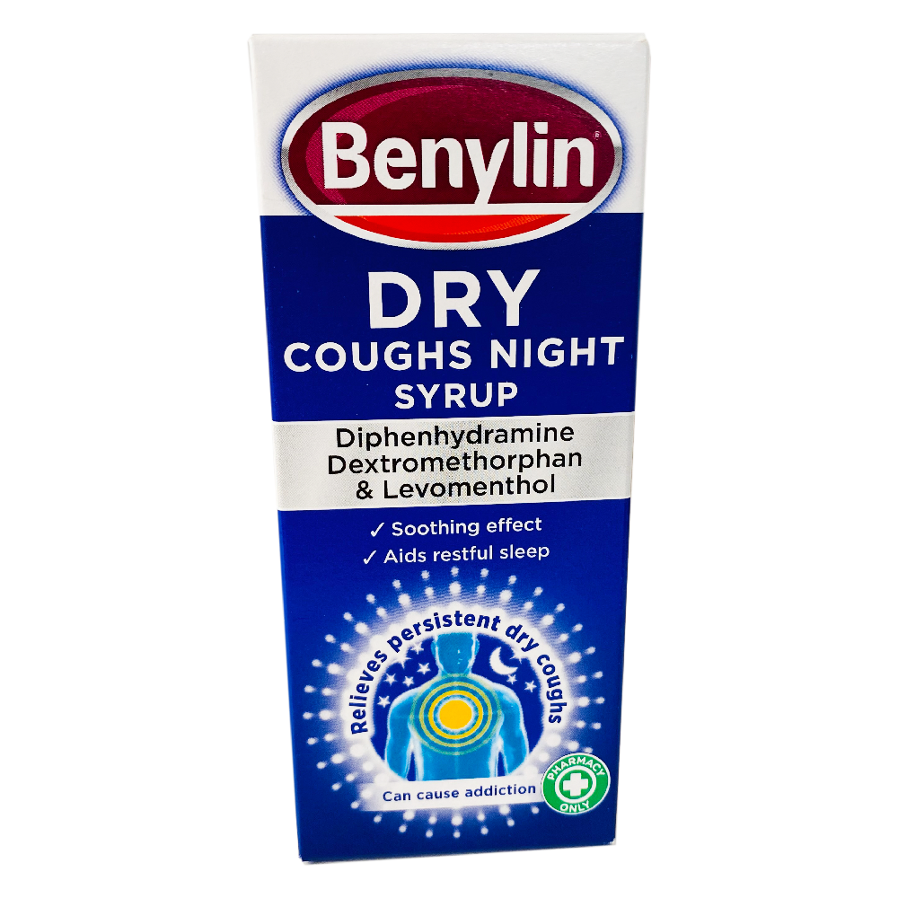 Benylin Dry Cough Night Syrup 150ml Maxhub Pharmacy
