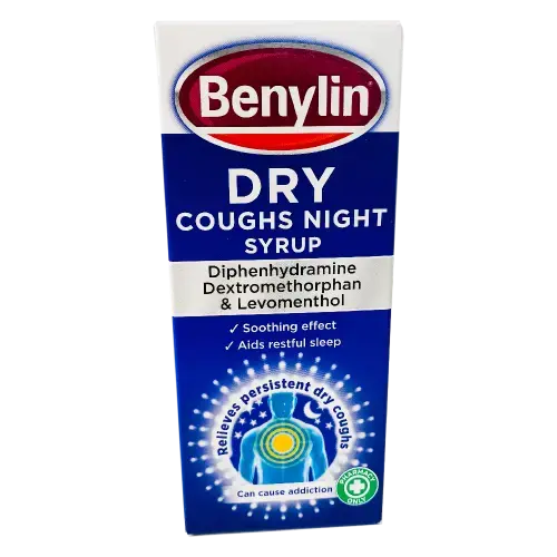 Benylin Dry Coughs Night Syrup 150Ml