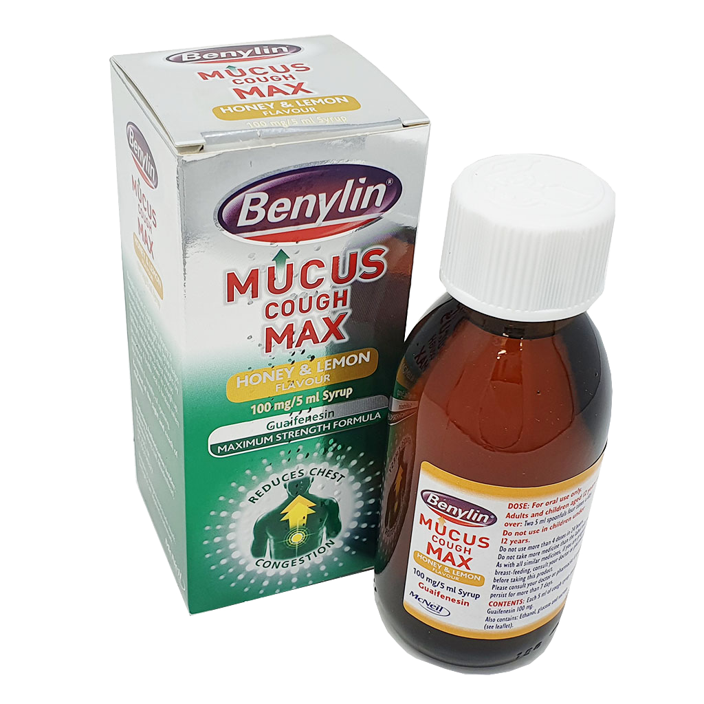 Benylin Mucus Cough Max Honey and Lemon 150ml - Cold and Flu