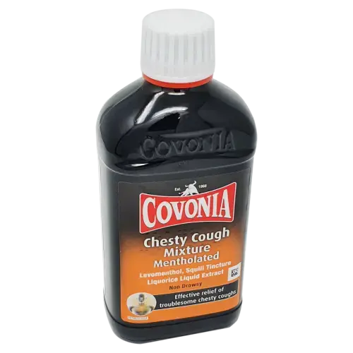 Covonia Chesty Cough Mixture (mentholated) 300ml - Cold and Flu