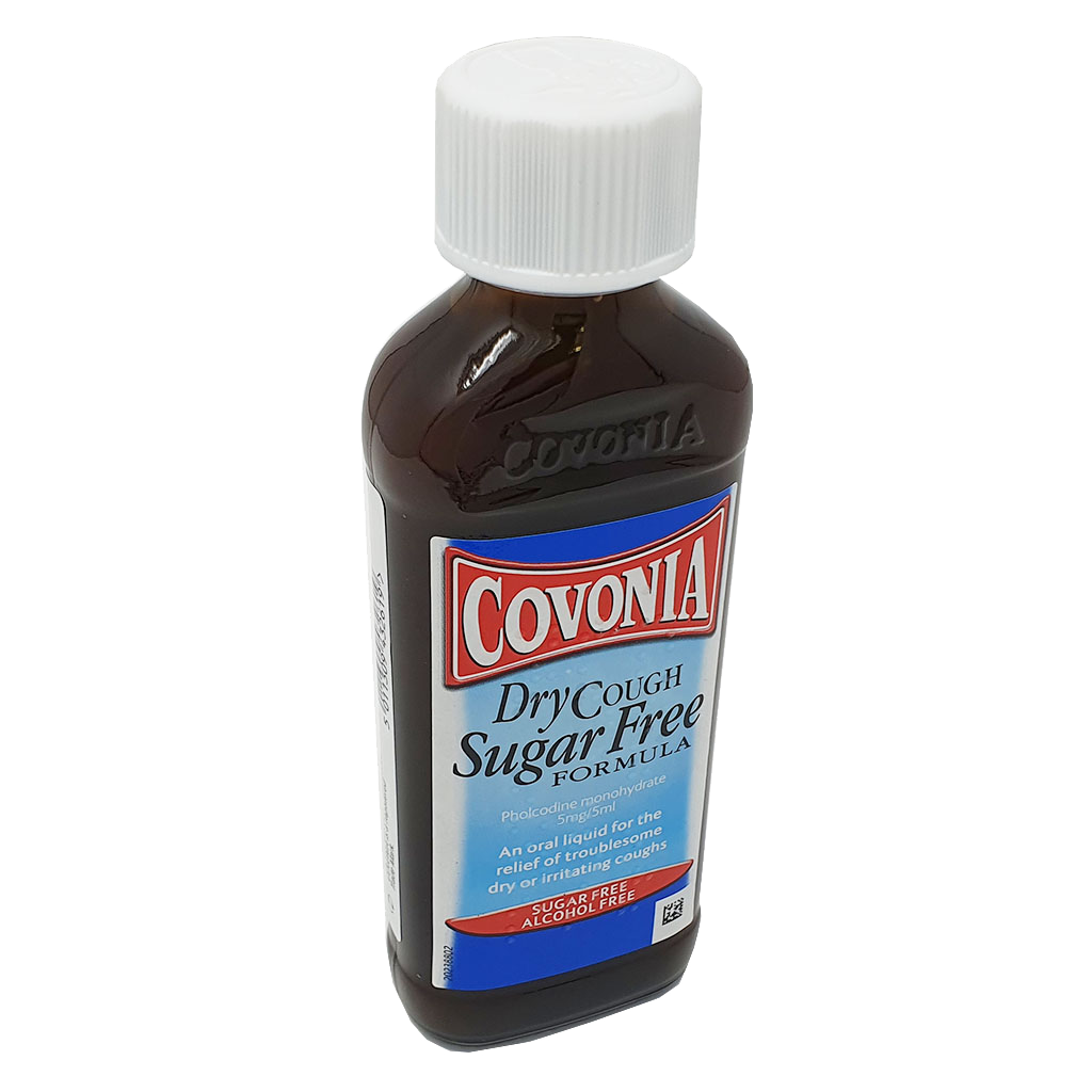 Covonia Dry Cough Sugar Free formula (pholcodine) 150ml - Cold and Flu