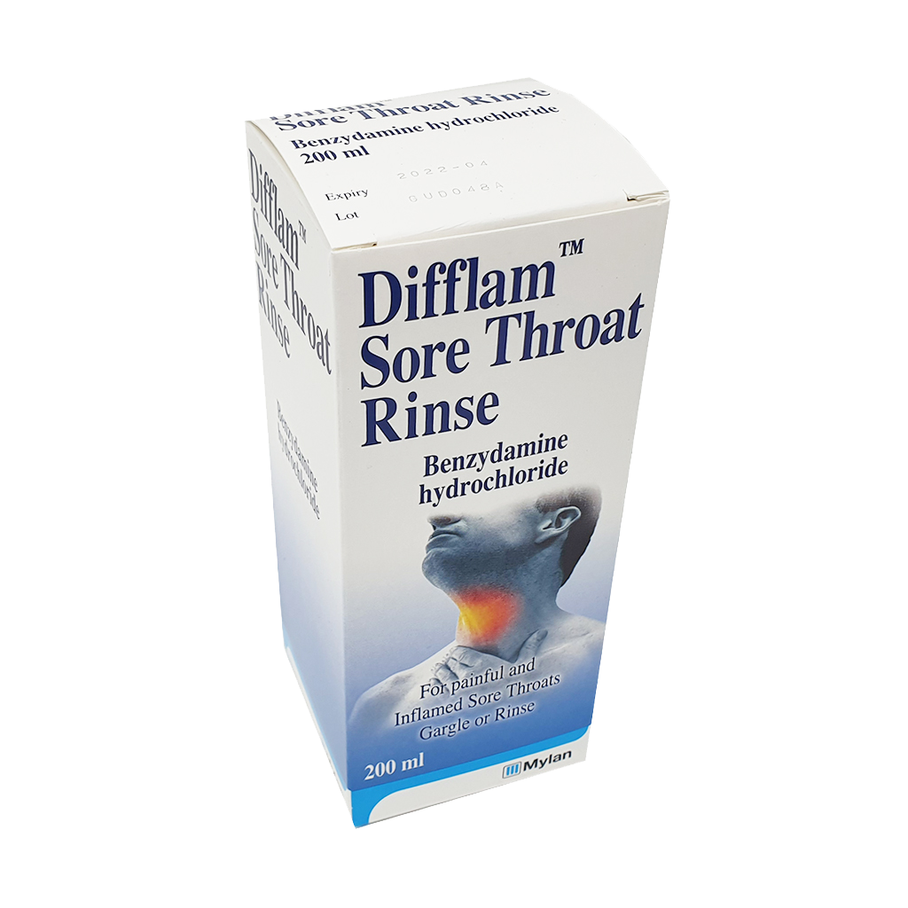 Difflam Sore Throat rinse 200ml - Cold and Flu
