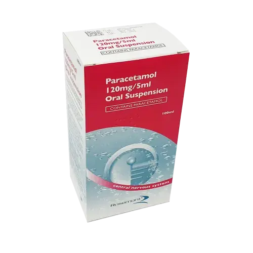 Paracetamol 120mg/5ml Suspension 100ml - Cold and Flu