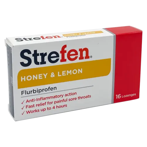 Strefen Honey & Lemon Lozenges - 16 Lozenges