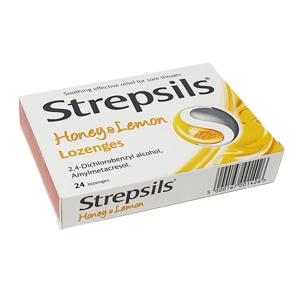 Strepsils Honey and Lemon 24tabs - Cold and Flu