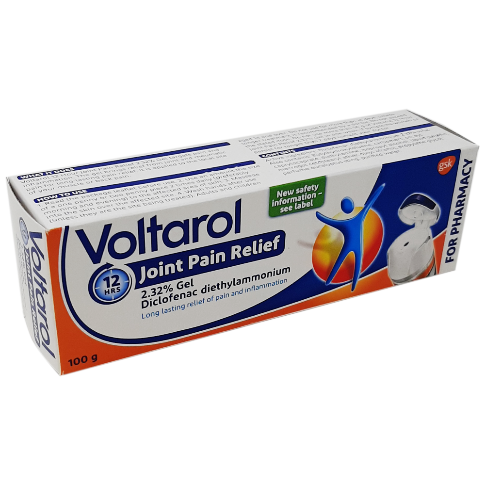 Voltarol 12 Hour 2.32% Pain Relief Gel 100g - Pain Relief