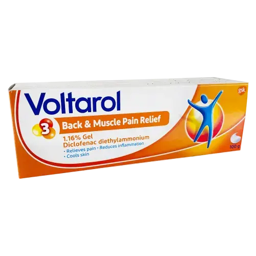 Voltarol 1.16% Back and Muscle Pain Relief Gel 100g - Pain Relief
