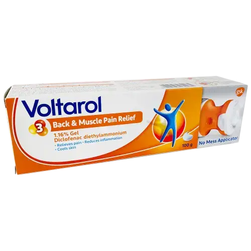 Voltarol 1.16% Back and Muscle Pain Relief Gel 100g - Pain Relief