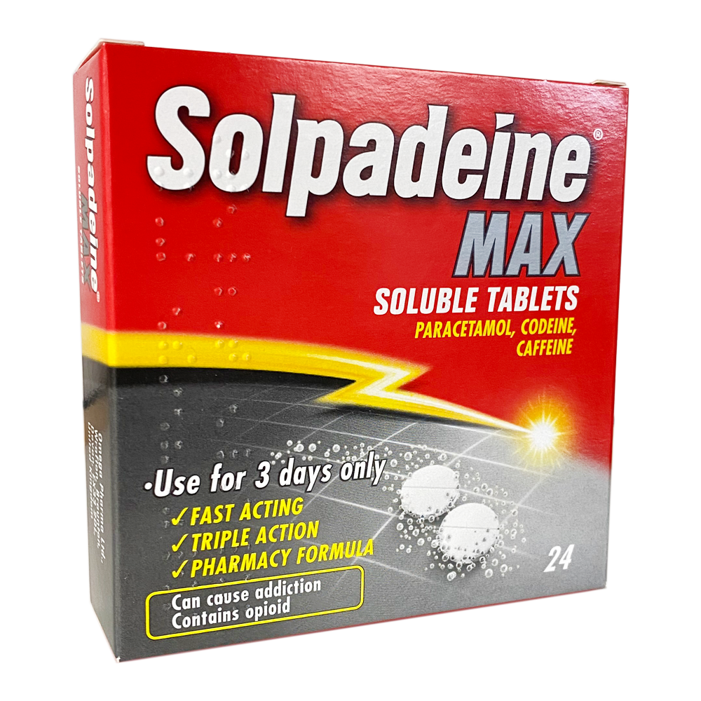 Solpadeine Max Soluble Tablets - 24 Tablets