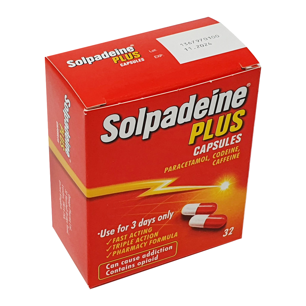 Solpadeine Plus Capsules - 32 Capsules