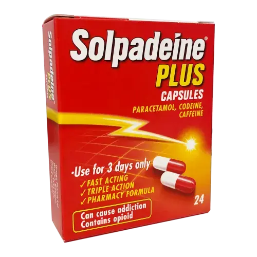 Solpadeine Plus Capsules - 24 Capsules