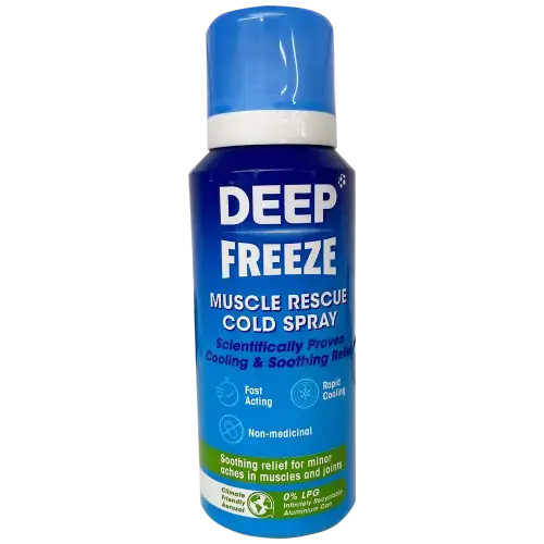 Deep Freeze Muscle Rescue Cold Spray 72.5ml NEW