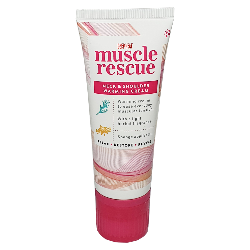 Deep Heat Muscle Rescue Neck & Shoulder Cream 50g - Joint and Muscle Pain