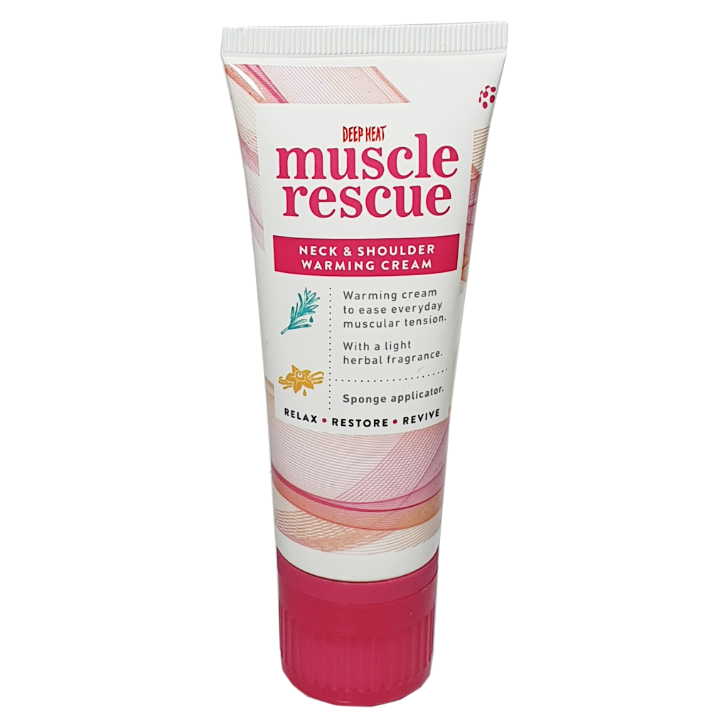 Buy Deep Heat Muscle Rescue Neck & Shoulder Cream 50g Online