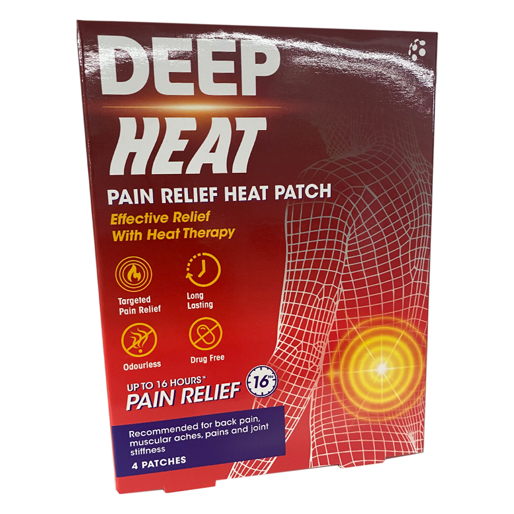 Deep Heat Patches 4 pack