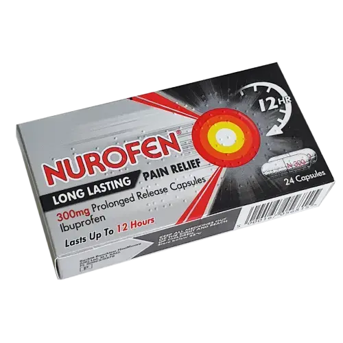 Nurofen 300mg Long Lasting Pain Relief Capsules - 24 Capsules - Pain Relief