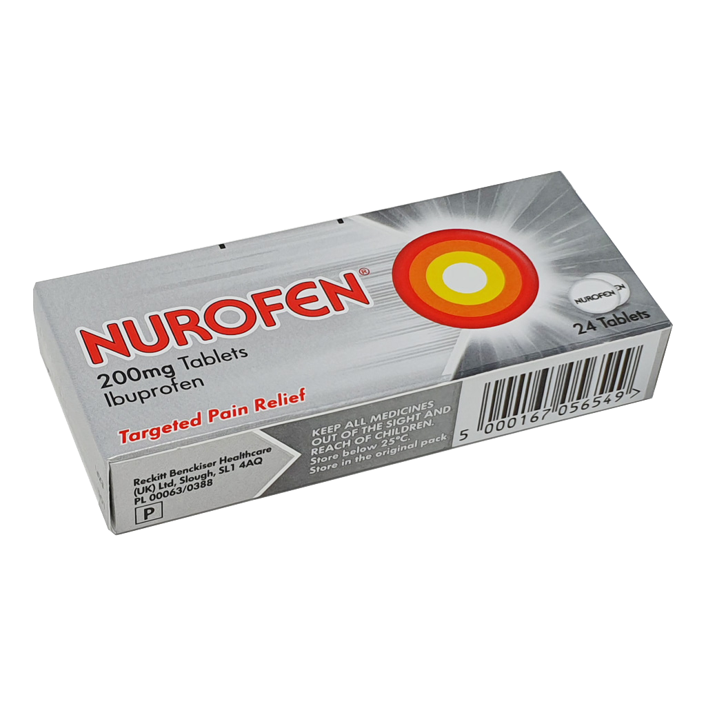 Nurofen 200mg Tablets - 24 Tablets - Pain Relief