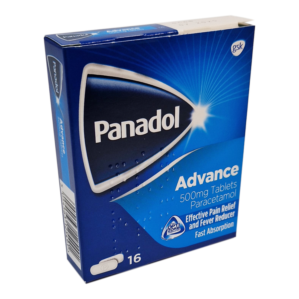 Panadol Advance 500mg Tablets - 16 Tablets - Pain Relief