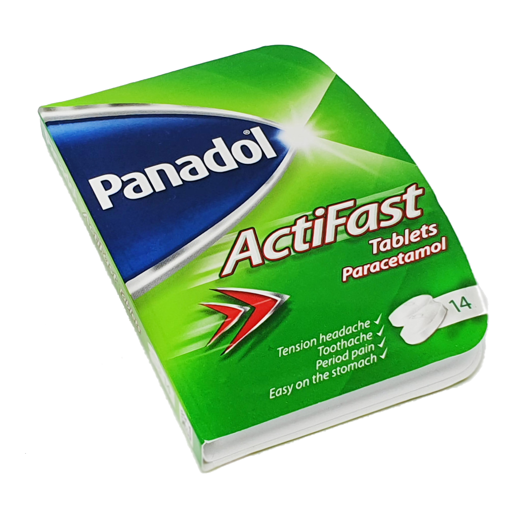 Panadol Actifast Compack - 14 Tablets - Pain Relief