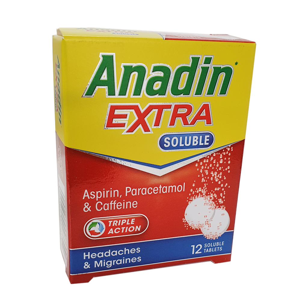 Anadin Extra Soluble Tablets - 12 Tablets - Joint and Muscle Pain