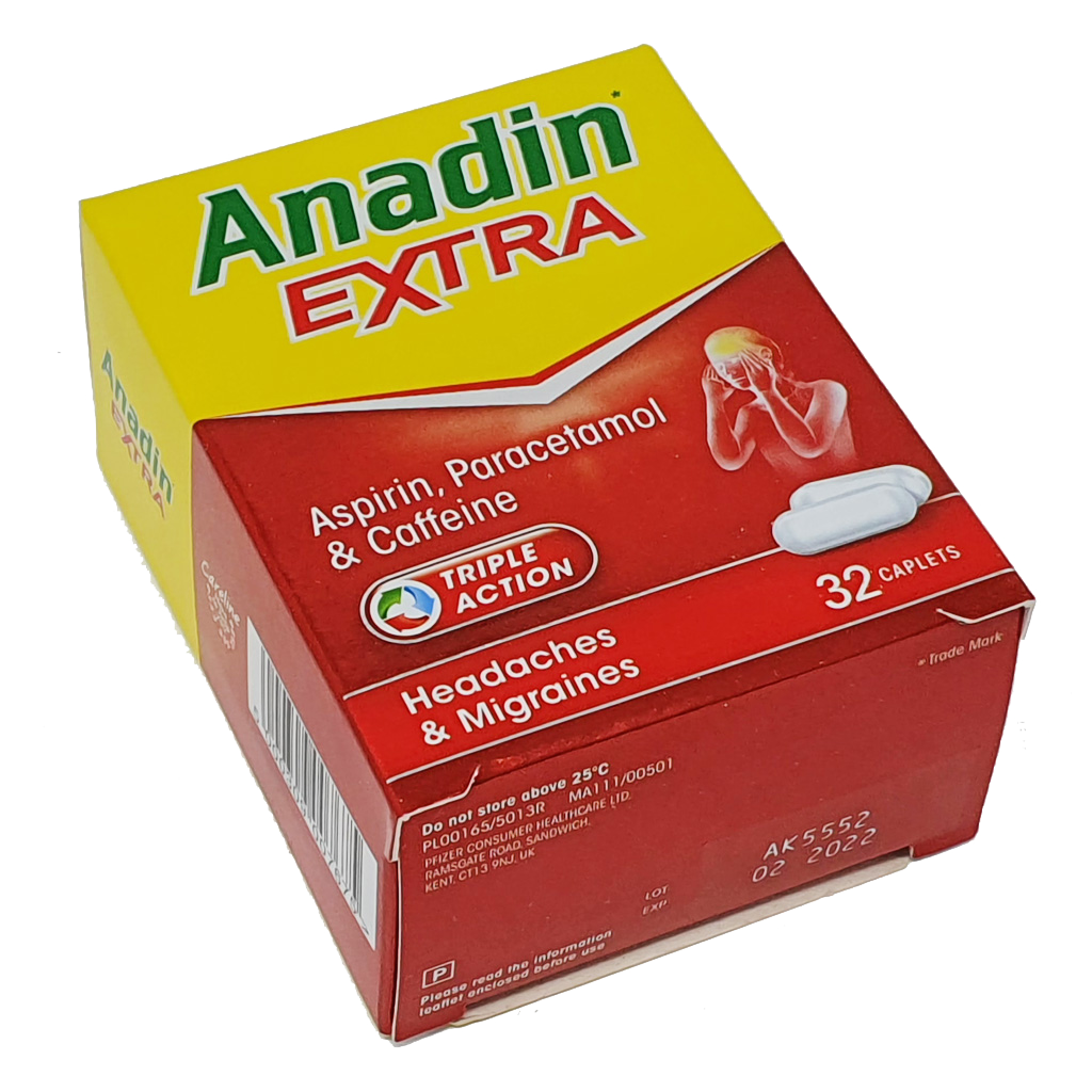 Anadin Extra Caplets - 32 Caplets - Pain Relief