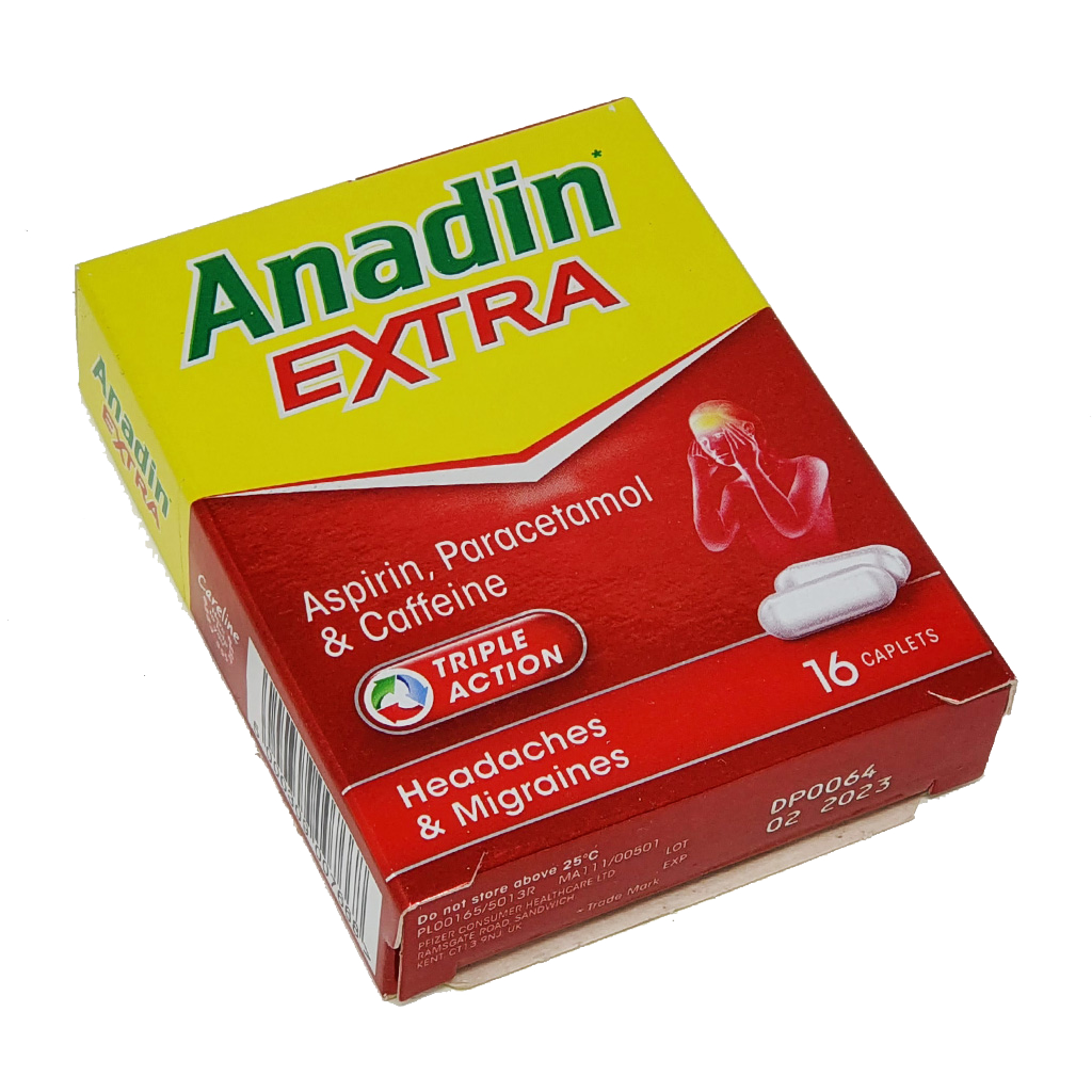 Anadin Extra Caplets x 16 - Pain Relief