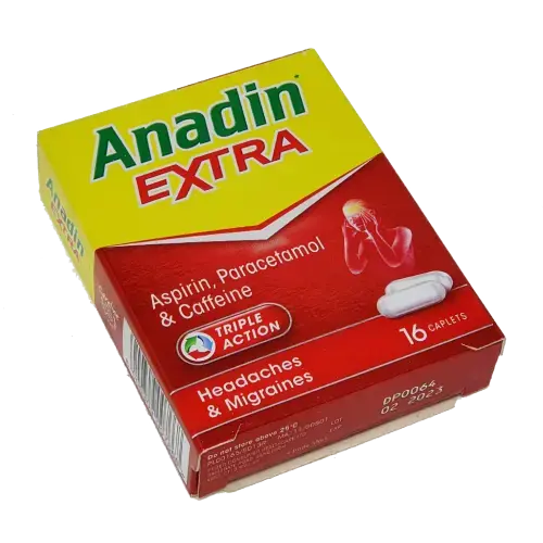 Anadin Extra Caplets - 16 Caplets - Pain Relief