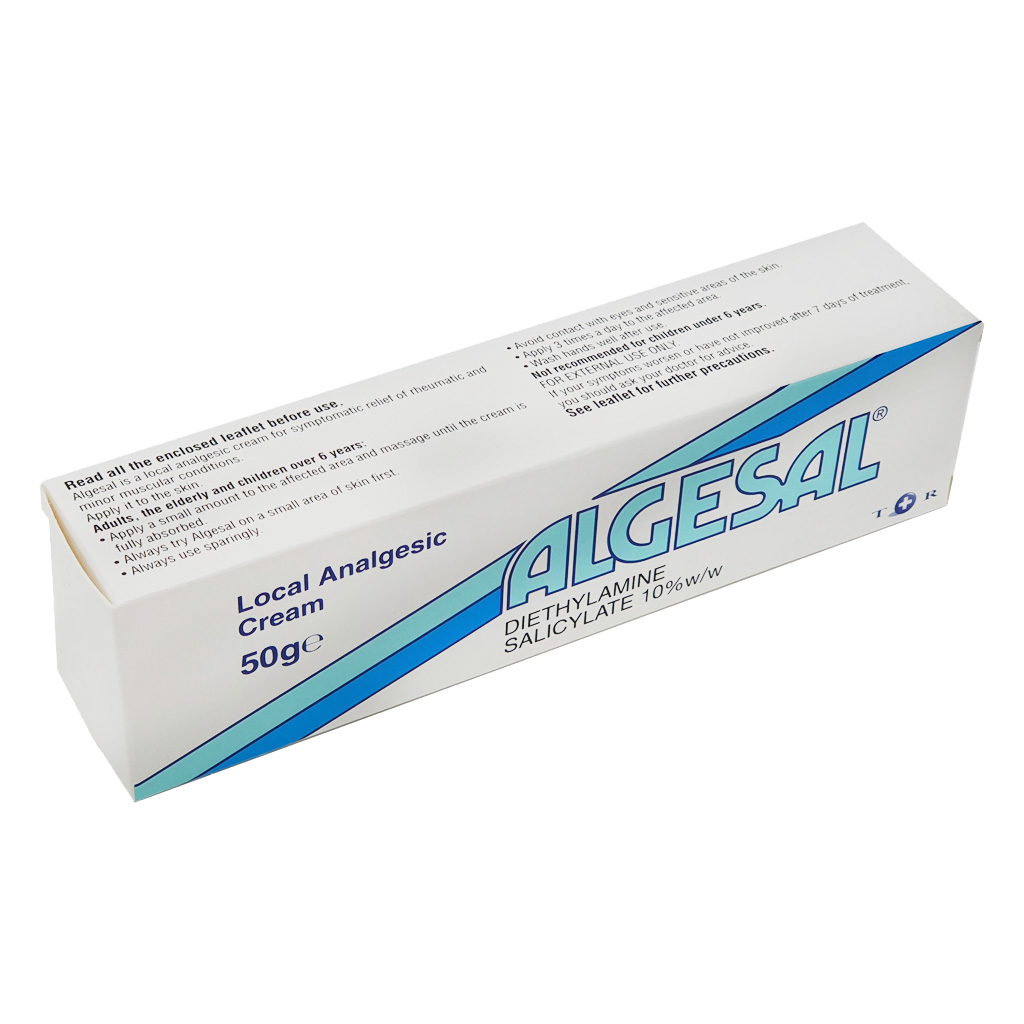 Algesal Local Analgesic Cream 50g - Joint and Muscle Pain