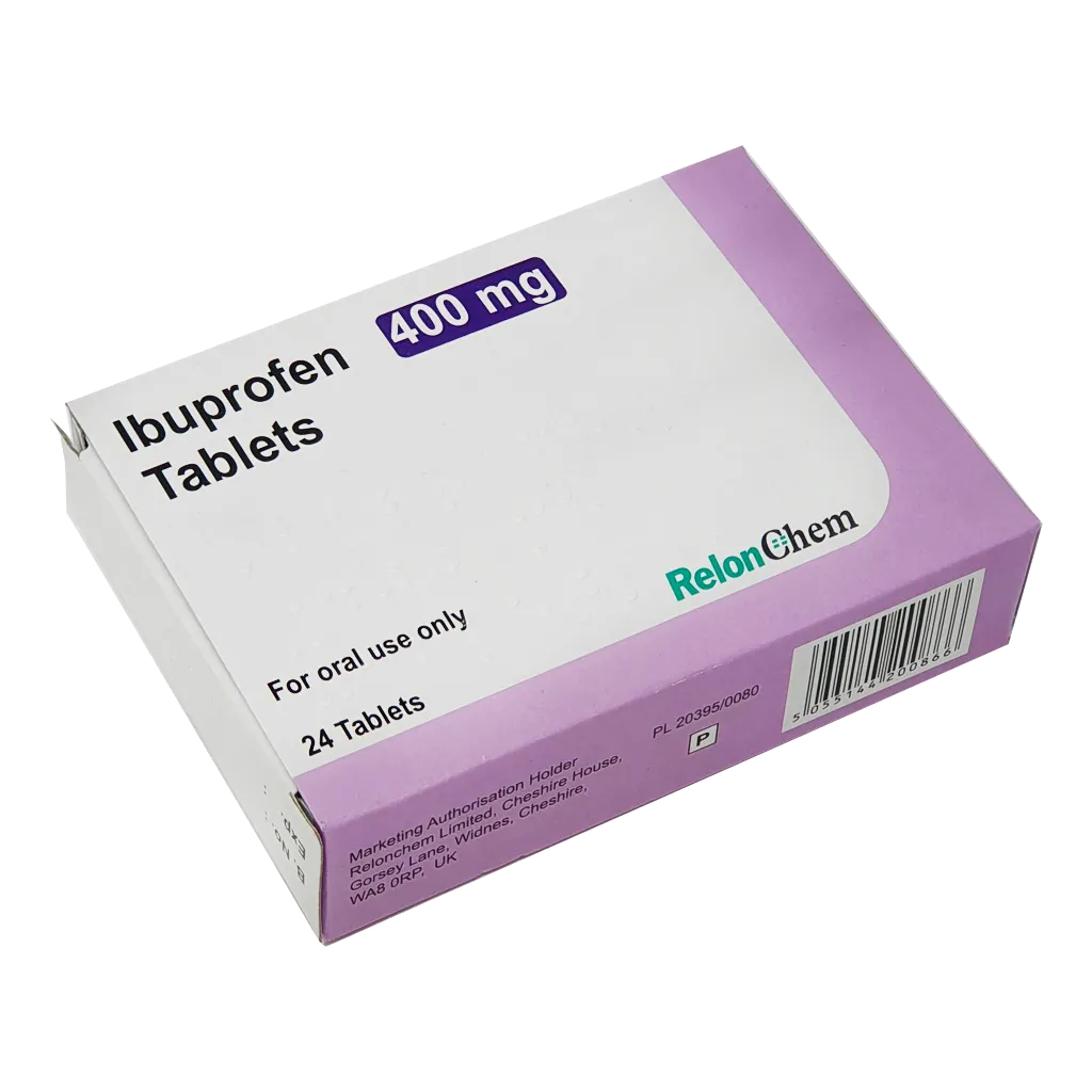 Ibuprofen 400mg Tablets -  24 Tablets - Pain Relief