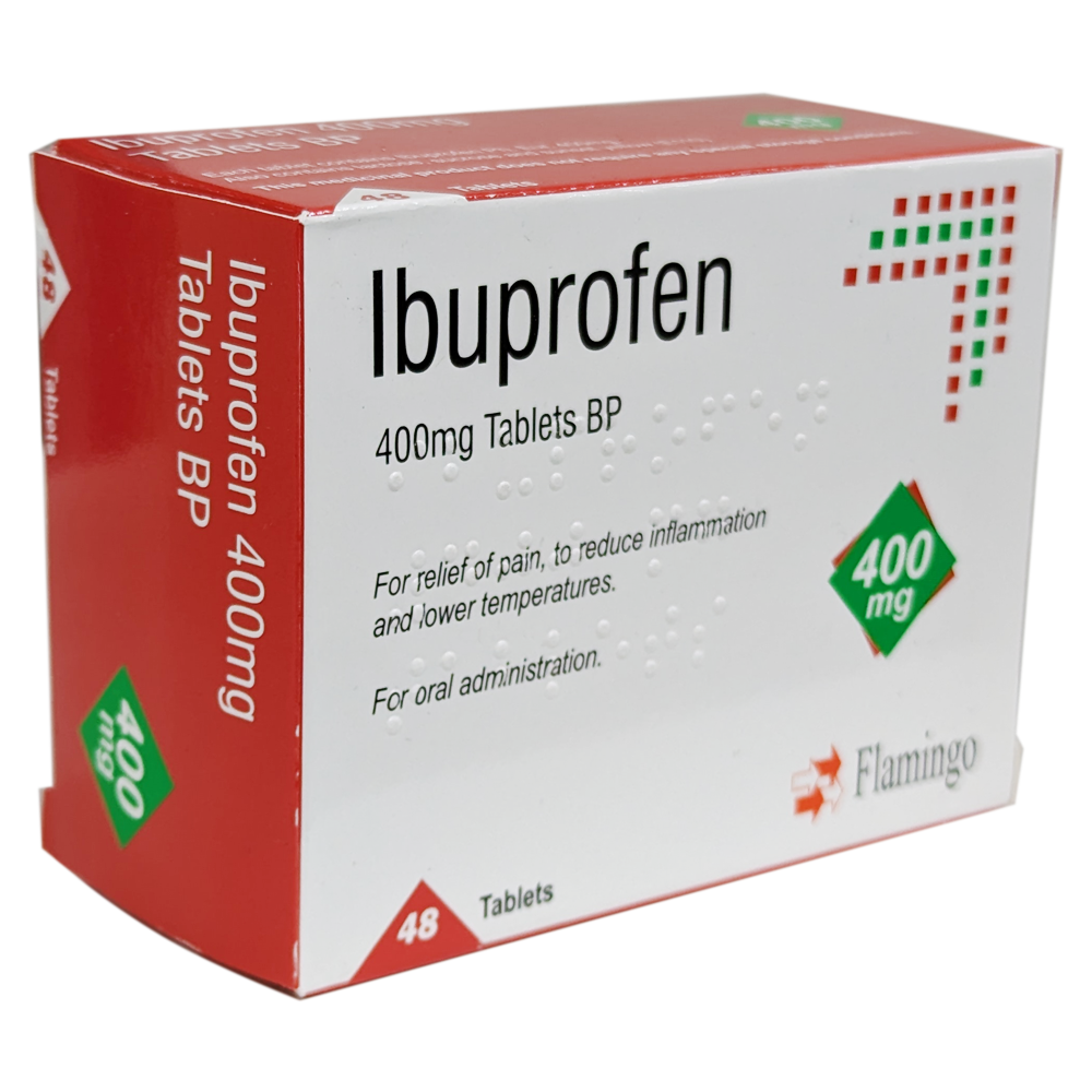 Ibuprofen 400mg Tablets - 48 Tablets - Pain Relief