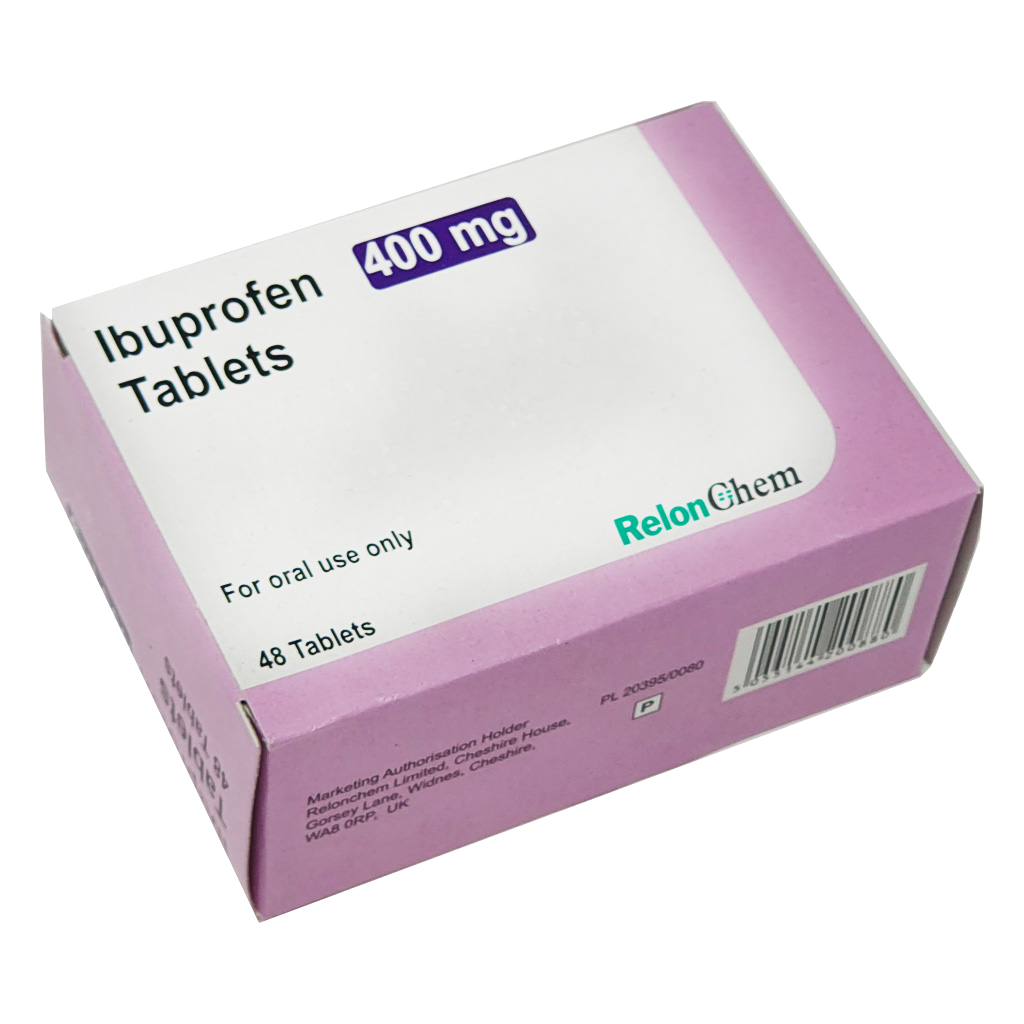 Ibuprofen 400mg Tablets x 48 - Pain Relief