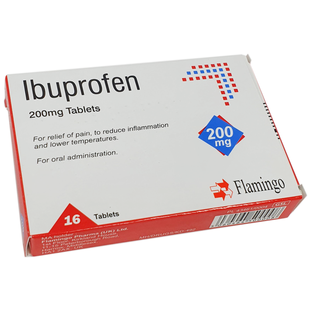 Ibuprofen 200mg Tablets x 16 - Pain Relief