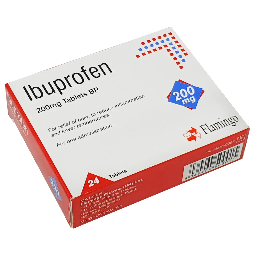 Ibuprofen 200mg Tablets - 24 Tablets - Joint and Muscle Pain