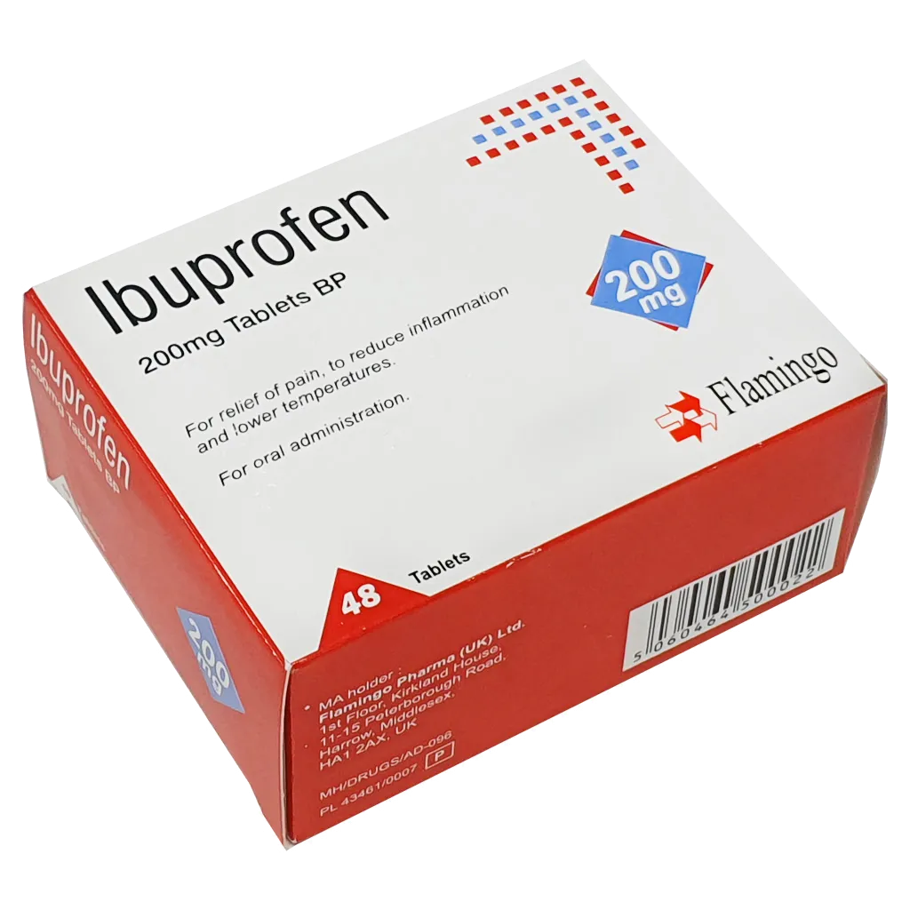 Ibuprofen 200mg Tablets - 48 Tablets - Skin Care