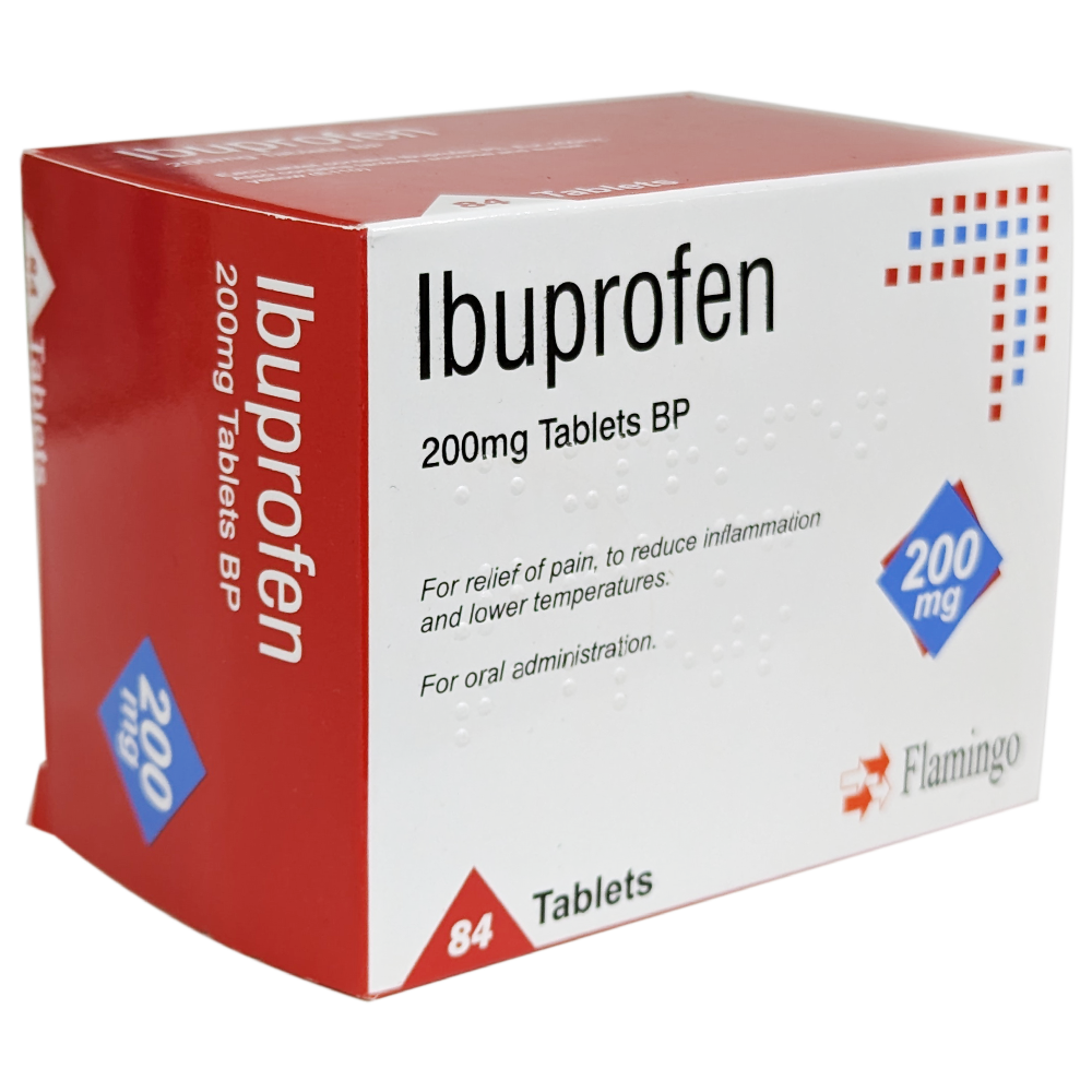 Ibuprofen 200mg Tablets - 84 Tablets - Pain Relief