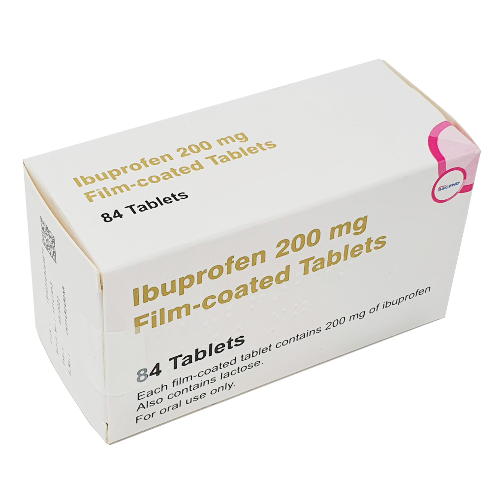 Ibuprofen 200mg Tablets - 84 Tablets - Joint and Muscle Pain