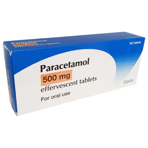 Paracetamol 500mg Soluble Tablets - 100 Tablets - Pain Relief