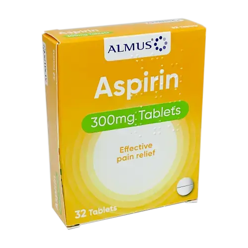 Aspirin 300mg Tablets - 32 Tablets - Pain Relief