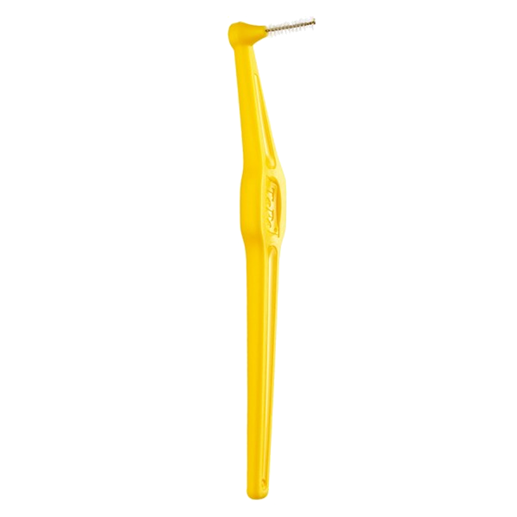 Tepe Angled Yellow Brush 6 Pack - Dental Products